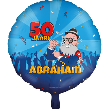 Foil balloon - Abraham cartoon 18 inch