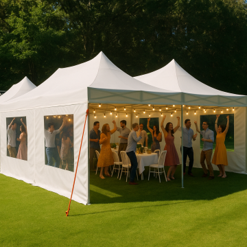 Partytent 6x10,5 pakket 4