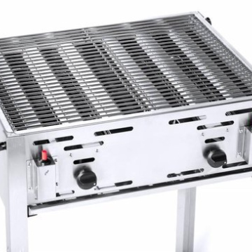 BBQ standaard met 2 kg gas en schoonmaak